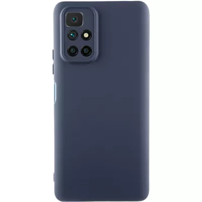 Чохол TPU GETMAN Liquid Silk Full Camera для Xiaomi Redmi 10 Синій / Midnight Blue