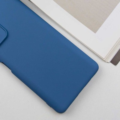 Чохол TPU GETMAN Liquid Silk Full Camera для Xiaomi Redmi 10 Синій / Navy Blue