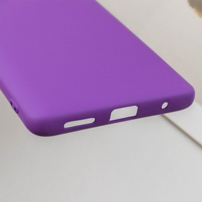 Чохол TPU GETMAN Liquid Silk Full Camera для Xiaomi Redmi 10 Фіолетовий / Purple