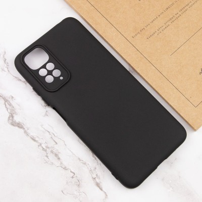 Чохол TPU GETMAN Liquid Silk Full Camera для Xiaomi Redmi 10 Чорний / Black Чохол TPU GETMAN Liquid Silk Full Camera для Xiaomi Redmi 10 Чорний / Black