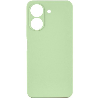 Чохол TPU GETMAN Liquid Silk Full Camera для Xiaomi Redmi 13C / Poco C65 Зелений / Pistachio