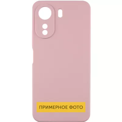 Чохол TPU GETMAN Liquid Silk Full Camera для Xiaomi Redmi 13C / Poco C65 Рожевий / Pink Sand
