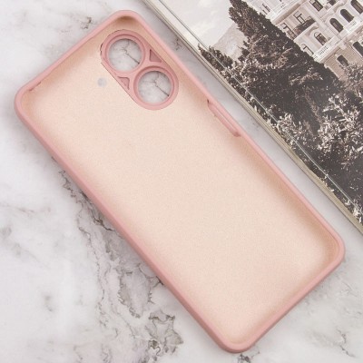 Чохол TPU GETMAN Liquid Silk Full Camera для Xiaomi Redmi 13C / Poco C65 Рожевий / Pink Sand