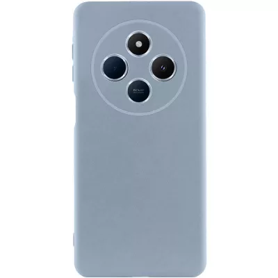 Чохол TPU GETMAN Liquid Silk Full Camera для Xiaomi Redmi 14C / Poco C75 Блакитний / Lilac Blue