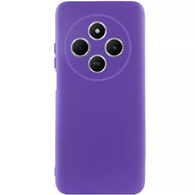 Чохол TPU GETMAN Liquid Silk Full Camera для Xiaomi Redmi 14C / Poco C75 Фіолетовий / Ultra Violet