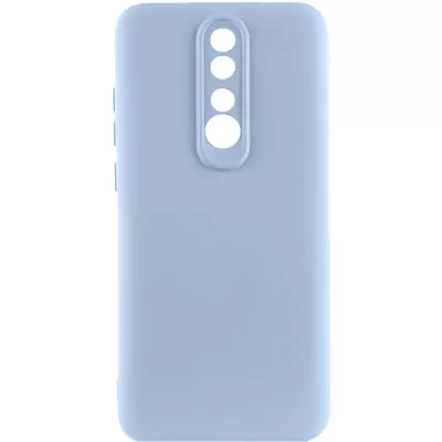 Чохол TPU GETMAN Liquid Silk Full Camera для Xiaomi Redmi 8 Блакитний / Lilac Blue