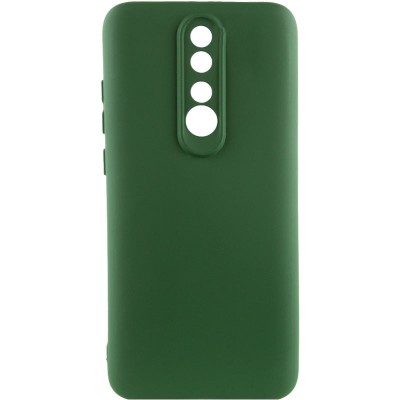 Чохол TPU GETMAN Liquid Silk Full Camera для Xiaomi Redmi 8 Зелений / Dark green