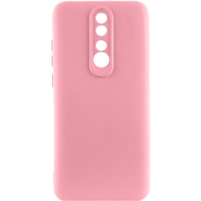 Чохол TPU GETMAN Liquid Silk Full Camera для Xiaomi Redmi 8 Рожевий / Pink