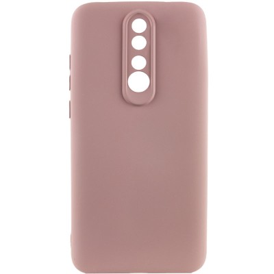 Чохол TPU GETMAN Liquid Silk Full Camera для Xiaomi Redmi 8 Рожевий / Pink Sand