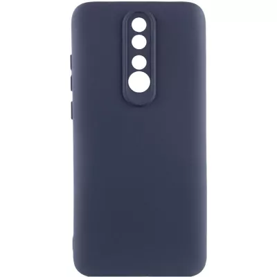 Чохол TPU GETMAN Liquid Silk Full Camera для Xiaomi Redmi 8 Синій / Midnight Blue