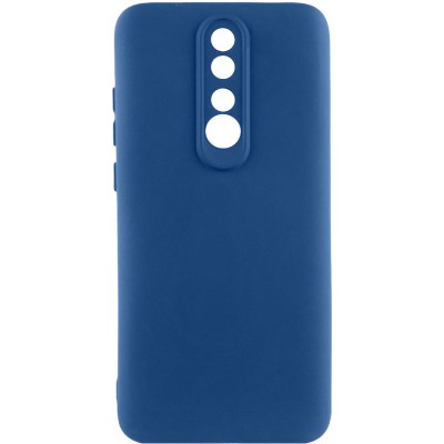 Чохол TPU GETMAN Liquid Silk Full Camera для Xiaomi Redmi 8 Синій / Navy Blue