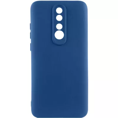 Чохол TPU GETMAN Liquid Silk Full Camera для Xiaomi Redmi 8 Синій / Navy Blue