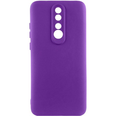 Чохол TPU GETMAN Liquid Silk Full Camera для Xiaomi Redmi 8 Фіолетовий / Purple