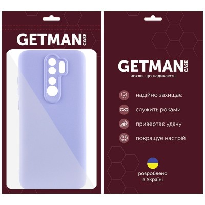 Чохол TPU GETMAN Liquid Silk Full Camera для Xiaomi Redmi 9 Бузковий / Dasheen Чохол TPU GETMAN Liquid Silk Full Camera для Xiaomi Redmi 9 Бузковий / Dasheen