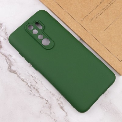 Чохол TPU GETMAN Liquid Silk Full Camera для Xiaomi Redmi 9 Зелений / Dark green Чохол TPU GETMAN Liquid Silk Full Camera для Xiaomi Redmi 9 Зелений / Dark green
