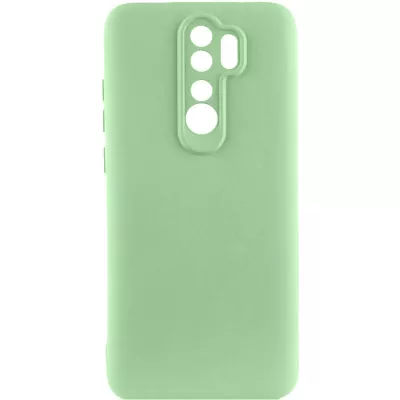 Чохол TPU GETMAN Liquid Silk Full Camera для Xiaomi Redmi 9 Зелений / Pistachio