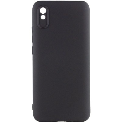 Чохол TPU GETMAN Liquid Silk Full Camera для Xiaomi Redmi 9A Чорний / Black Чохол TPU GETMAN Liquid Silk Full Camera для Xiaomi Redmi 9A Чорний / Black
