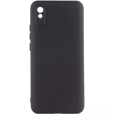 Чохол TPU GETMAN Liquid Silk Full Camera для Xiaomi Redmi 9A Чорний / Black