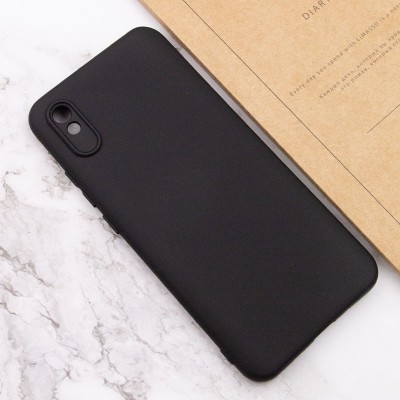 Чохол TPU GETMAN Liquid Silk Full Camera для Xiaomi Redmi 9A Чорний / Black Чохол TPU GETMAN Liquid Silk Full Camera для Xiaomi Redmi 9A Чорний / Black