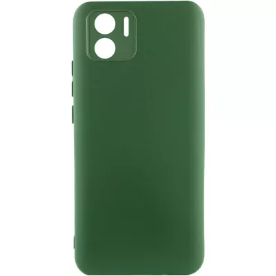 Чохол TPU GETMAN Liquid Silk Full Camera для Xiaomi Redmi A1 / A2 Зелений / Dark green