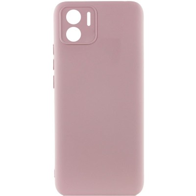 Чохол TPU GETMAN Liquid Silk Full Camera для Xiaomi Redmi A1 / A2 Рожевий / Pink Sand
