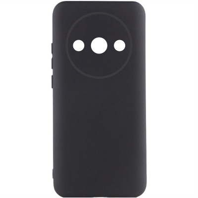Чохол TPU GETMAN Liquid Silk Full Camera для Xiaomi Redmi A3 Чорний / Black