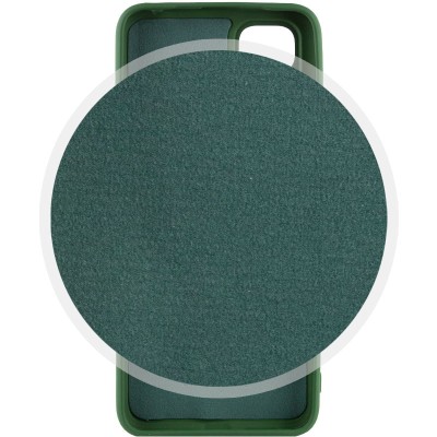 Чохол TPU GETMAN Liquid Silk Full Camera для Xiaomi Redmi Note 11 (Global) / Note 11S Зелений / Dark green