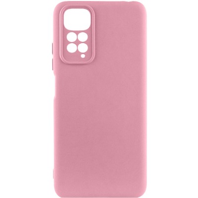 Чохол TPU GETMAN Liquid Silk Full Camera для Xiaomi Redmi Note 11 (Global) / Note 11S Рожевий / Pink