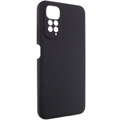 Чохол TPU GETMAN Liquid Silk Full Camera для Xiaomi Redmi Note 11 (Global) / Note 11S Чорний / Black