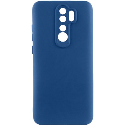 Чохол TPU GETMAN Liquid Silk Full Camera для Xiaomi Redmi Note 8 Pro Синій / Navy Blue Чохол TPU GETMAN Liquid Silk Full Camera для Xiaomi Redmi Note 8 Pro Синій / Navy Blue