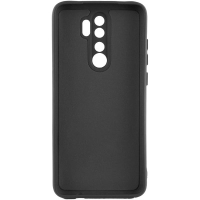 Чохол TPU GETMAN Liquid Silk Full Camera для Xiaomi Redmi Note 8 Pro Чорний / Black