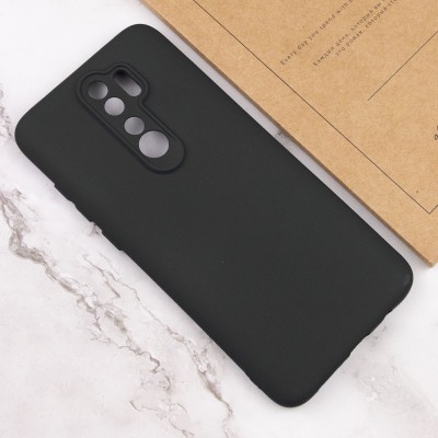 Чохол TPU GETMAN Liquid Silk Full Camera для Xiaomi Redmi Note 8 Pro Чорний / Black