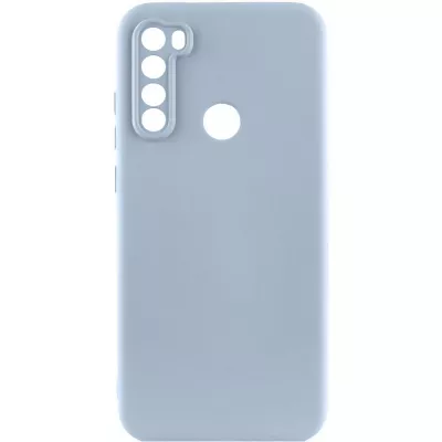 Чохол TPU GETMAN Liquid Silk Full Camera для Xiaomi Redmi Note 8T Блакитний / Lilac Blue