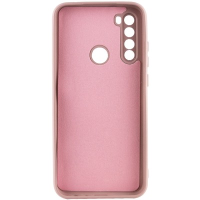 Чохол TPU GETMAN Liquid Silk Full Camera для Xiaomi Redmi Note 8T Рожевий / Pink Sand