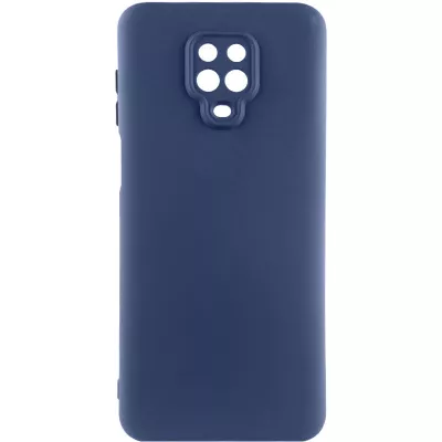 Чохол TPU GETMAN Liquid Silk Full Camera для Xiaomi Redmi Note 9s / Note 9 Pro / Note 9 Pro Max Синій / Navy Blue