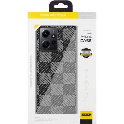 Чохол TPU+PC Grid для Xiaomi Redmi Note 12 4G Cube
