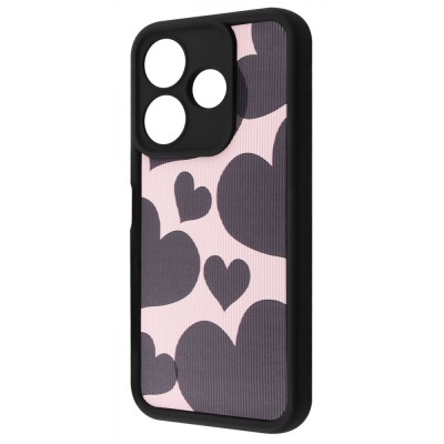 Чохол WAVE Artfull Case Xiaomi Redmi 13 4G/Poco M6 4G/Note 13R black hearts