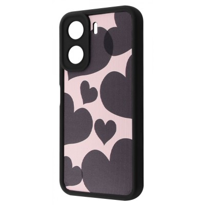 Чохол WAVE Artfull Case Xiaomi Redmi 13C 4G/Poco C65 black hearts