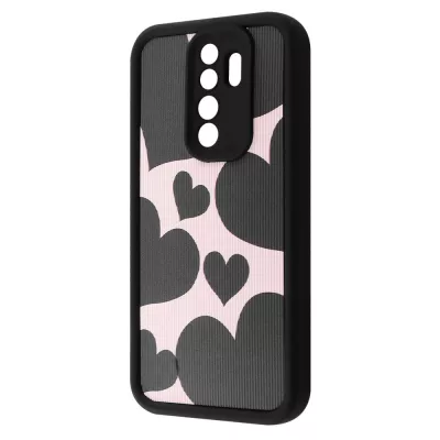 Чохол WAVE Artfull Case Xiaomi Redmi 9 black hearts