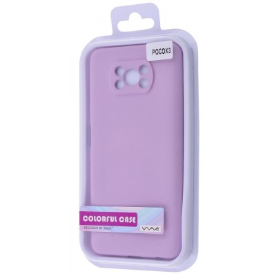 Чохол WAVE Colorful Case (TPU) Xiaomi Poco X3/Poco X3 Pro light purple