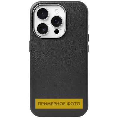 Шкіряний чохол Leather Case Metal Buttons для Xiaomi Redmi 13C / Poco C65 Black
