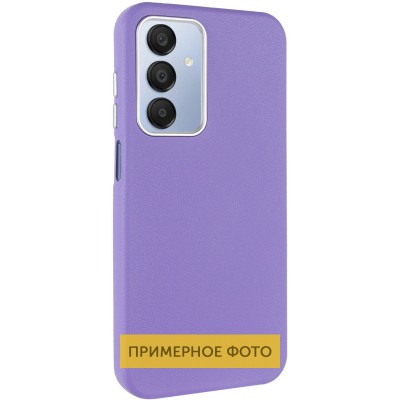 Шкіряний чохол Leather Case Metal Buttons для Xiaomi Redmi 14C / Poco C75 Light Purple