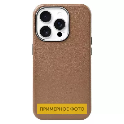 Шкіряний чохол Leather Case Metal Buttons для Xiaomi Redmi 9C Brown