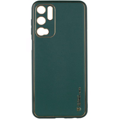 Шкіряний чохол Xshield для Xiaomi Redmi Note 10 5G / Poco M3 Pro Зелений / Army green