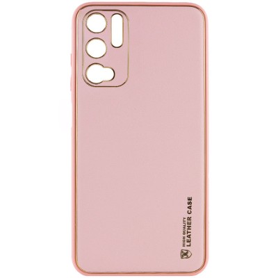 Шкіряний чохол Xshield для Xiaomi Redmi Note 10 5G / Poco M3 Pro Рожевий / Pink