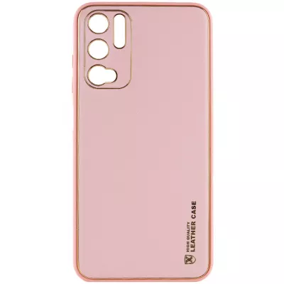 Шкіряний чохол Xshield для Xiaomi Redmi Note 10 5G / Poco M3 Pro Рожевий / Pink