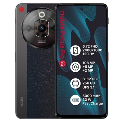 Смартфон Nubia Focus Pro 5G 8/256GB Black