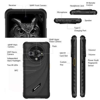 Смартфон Ulefone Armor X31 Pro 8/256Gb Black