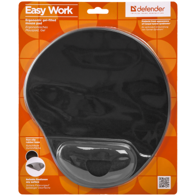 Килимок для мишi DEFENDER EASYWORK чорний