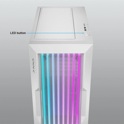 Корпус ATX W/O PSU GUARDIAN GLASS CSAZ-520WG AZZA